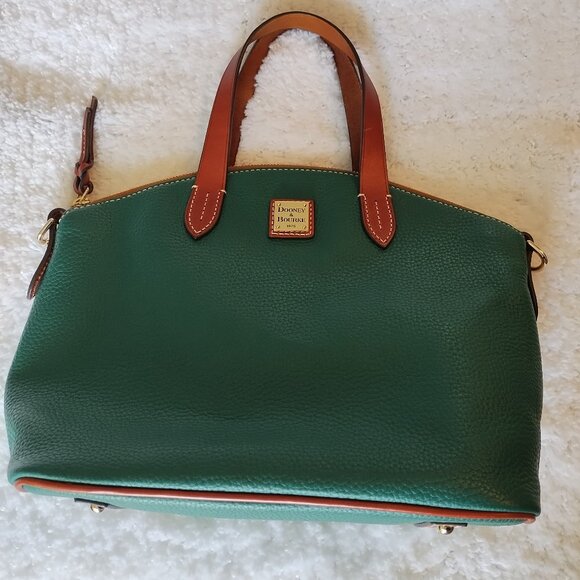 Dooney & Bourke Satchel Set with Medium Wristlet & Extra Strap - Picture 2 of 14